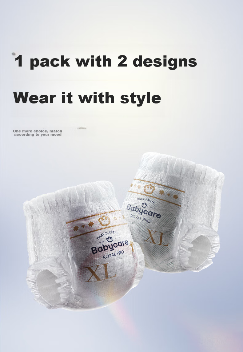 Подгузники Babycare Royal Pro Ultra-Thin Breathable Pull-Up Diapers, Mini Pack XL16 (12-17kg), детские подгузники с высокой впитываемостью