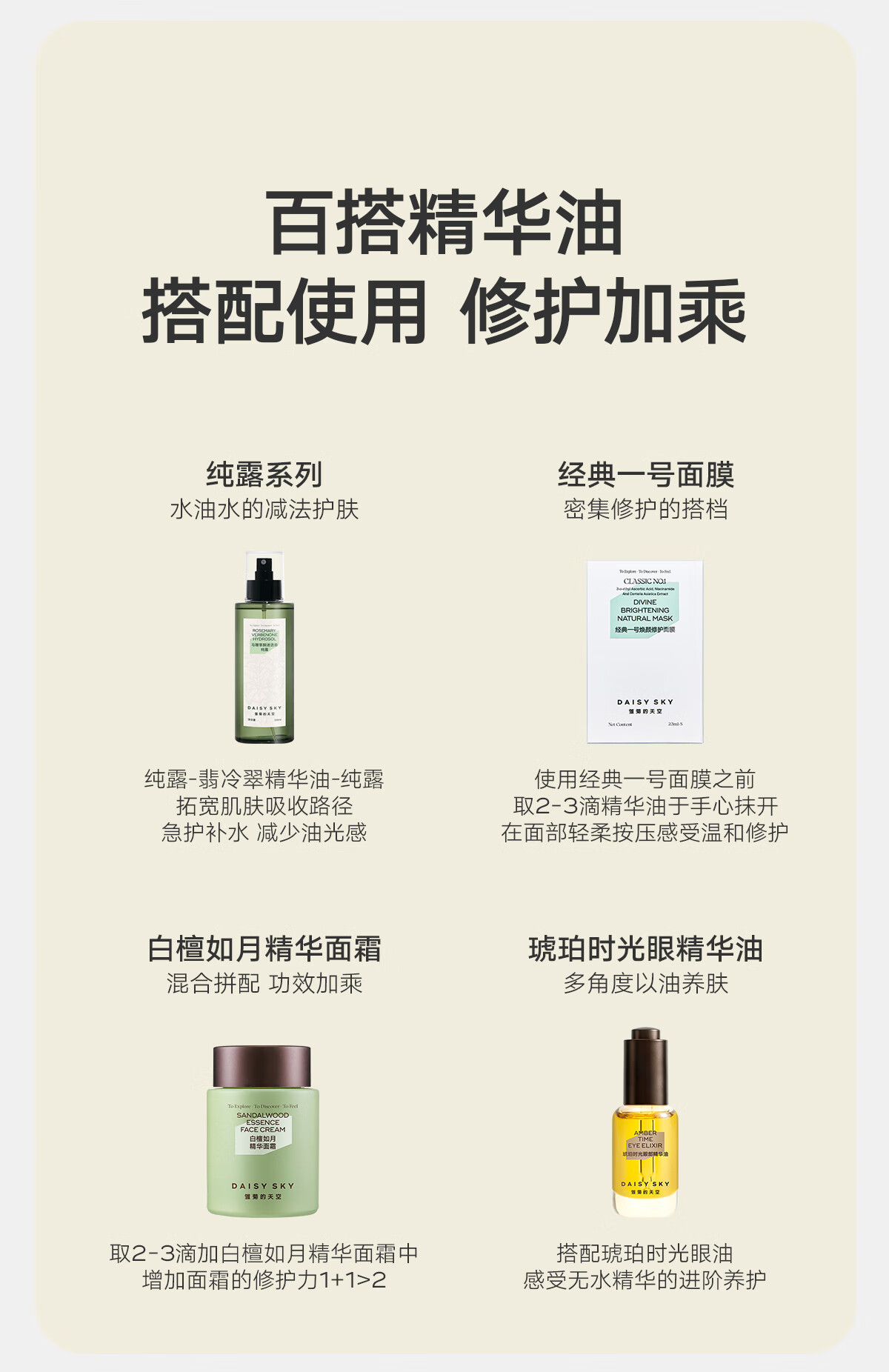 雏菊的天空翡冷翠修护精华油补水保湿舒缓修护以油养肤面部精华油30ml
