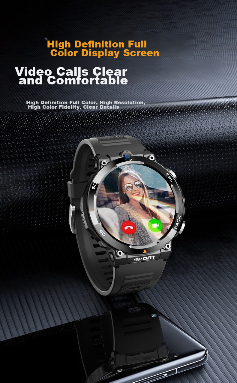 Смарт-часы Soaiy H80 с GPS, 4G, функцией звонков, камерой, мониторингом здоровья, водонепроницаемостью IP67, для детей и подростков