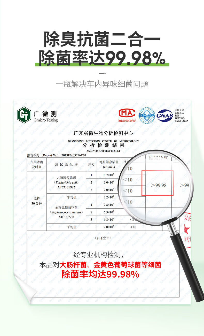 固特威 汽车空气清新剂车内除味喷雾除异味车载香薰车味净内饰空调清洗剂鞋子杀菌抗抑菌去除臭剂新车 小旋风抗菌除臭剂（清新绿茶)三瓶装