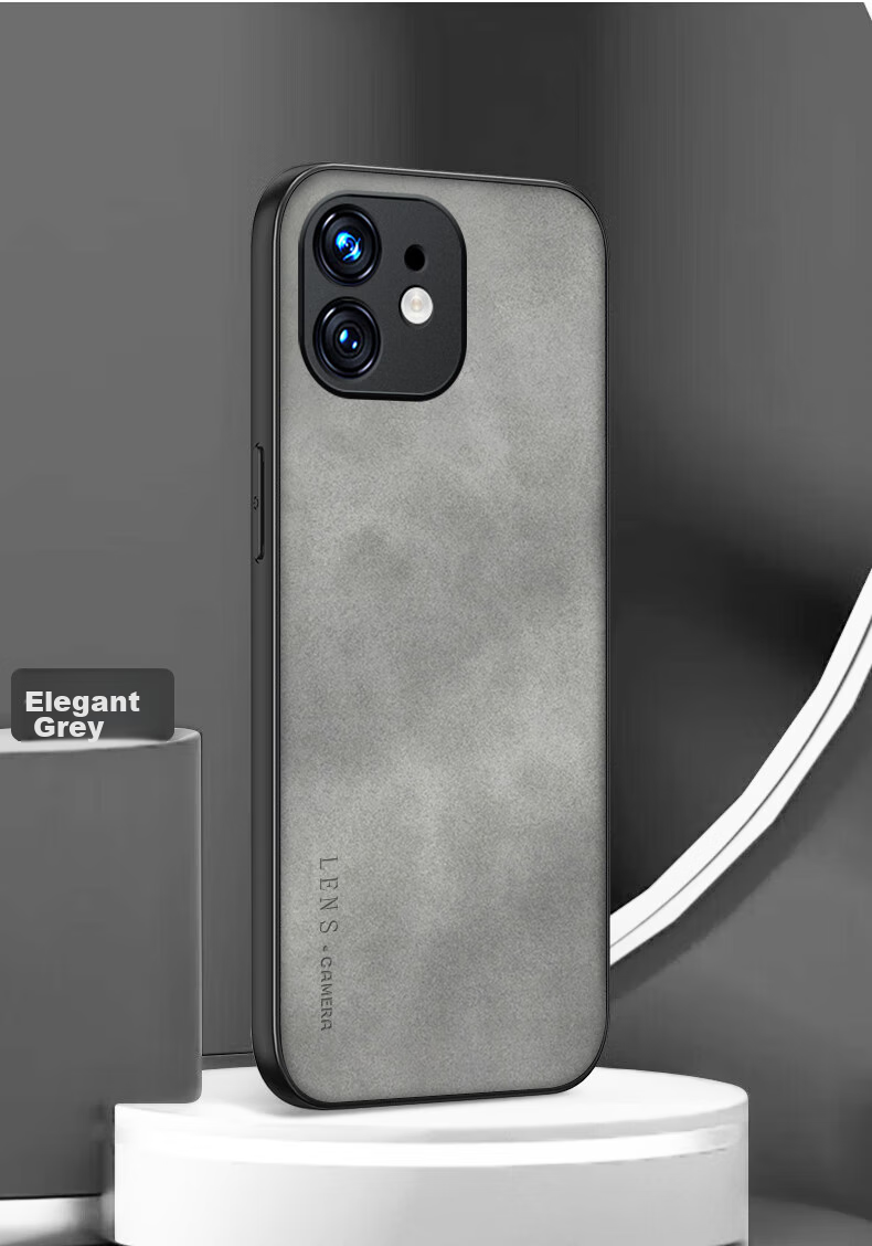Чехол для iPhone 11 SHIYONG, силиконовый, с мягкими краями, защита всего объектива, противоударный, ультратонкий, кожаная текстура, синий