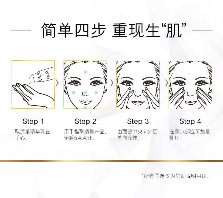 玉兰油（OLAY）修护精华乳50ml面部精华乳液女士护肤品滋润清爽淡化细纹紧致提拉