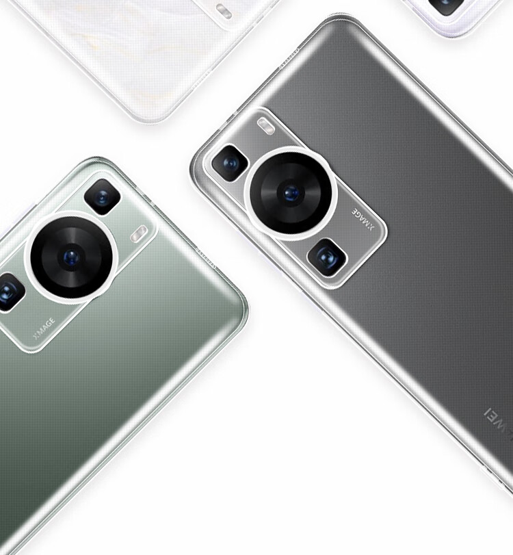 Чехол Snowkids для Huawei P60, прозрачный, противоударный, с полной защитой линз, тонкий, ощущается как голый телефон