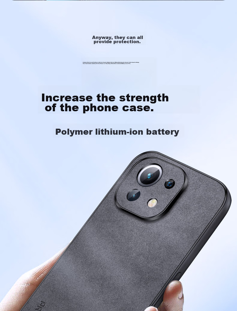 Чехол для Xiaomi 11 Lite / 11 Youth Edition Shangsu, противоударный, с защитой камеры, из силикона, черный