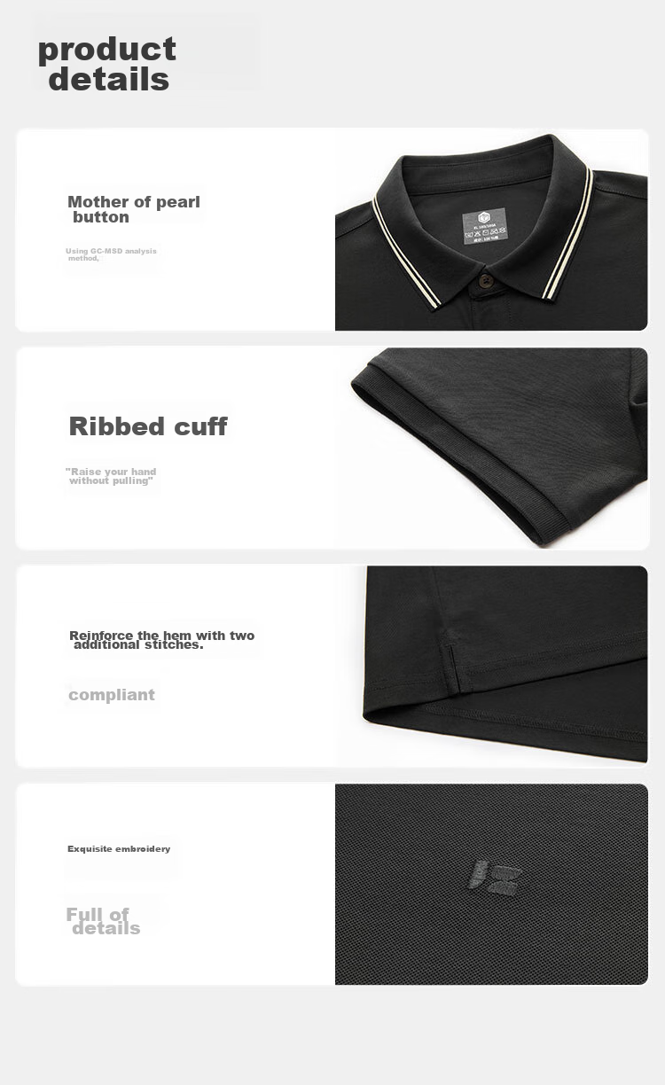 Мужская футболка поло JD Original, черный, размер XL