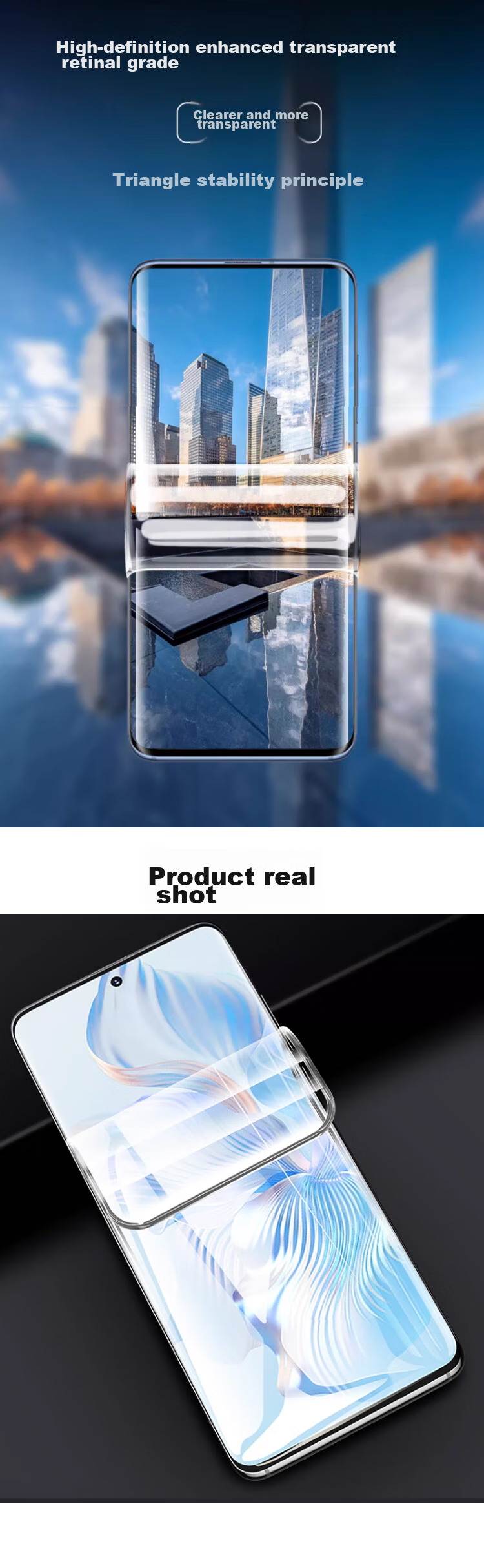 Защитная пленка MAIKUQI для Honor 80, гидрогелевая, высокая четкость, защита от царапин, защита от отпечатков пальцев, 2 шт.