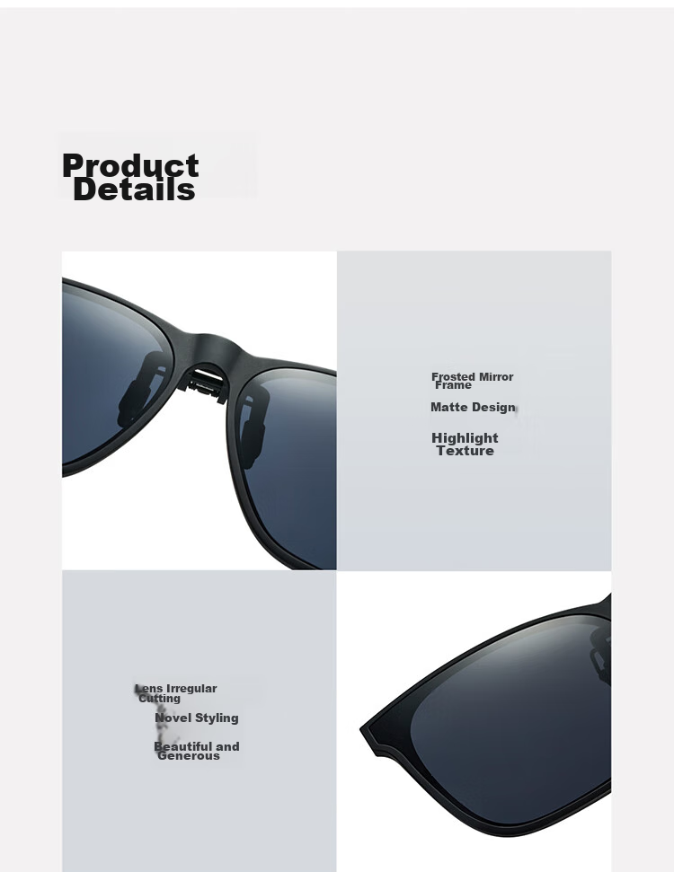Солнцезащитные очки Mijia Polarized Sunglasses Clip-On, портативные, поляризованные, с защитой от УФ-лучей, для мужчин и женщин