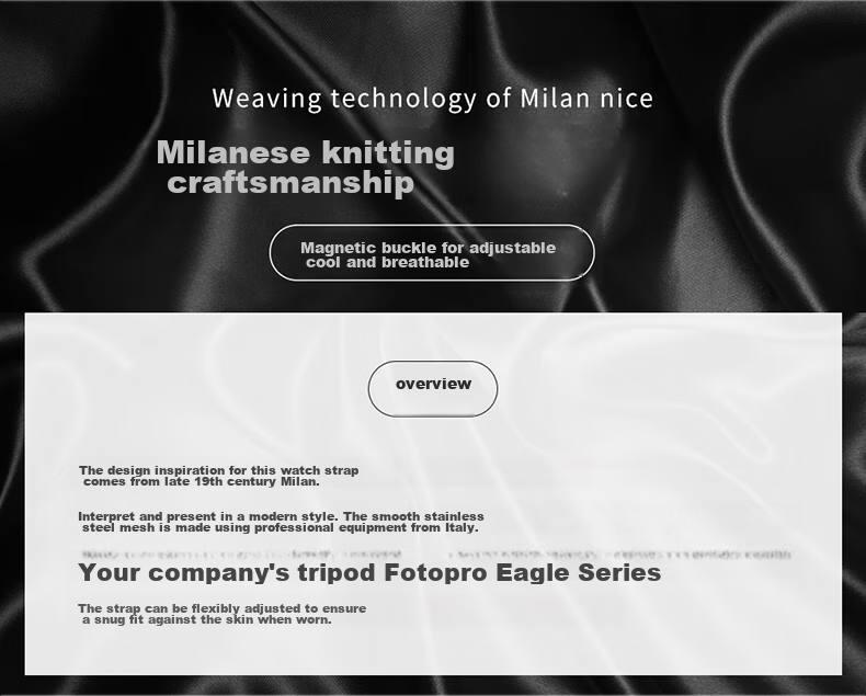 Ремешок KMaxAI Milanese для Xiaomi Mi Band 9/8 Pro, Redmi Watch 6/5/4, нержавеющая сталь, магнитная застежка, серебристый