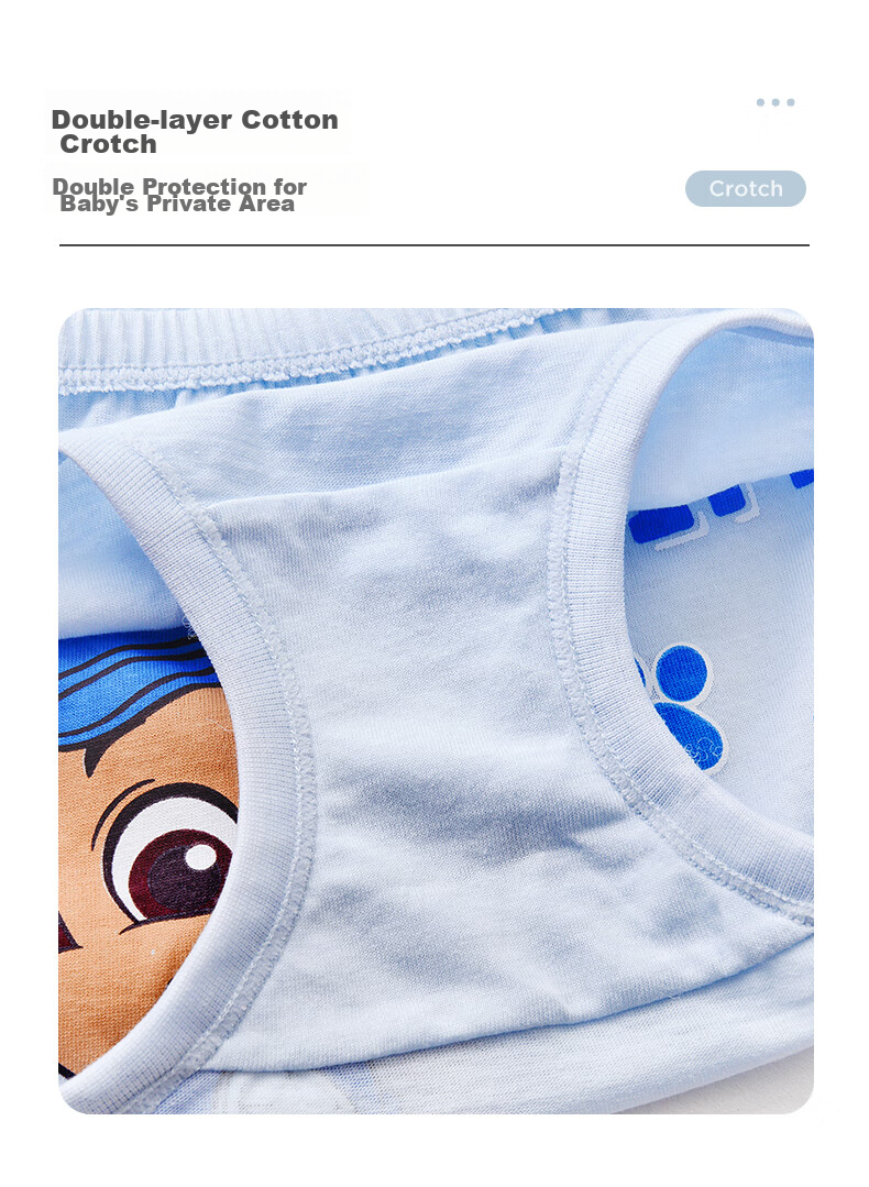 Детское нижнее белье PAW PATROL для мальчиков и девочек, трусы-боксеры из хлопка класса А, удобные для малышей PA1440, размер 120