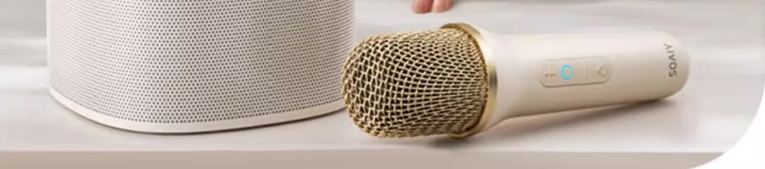 Беспроводной Bluetooth-микрофон Soaiy SK2, портативная караоке-система, встроенный динамик, для домашнего караоке, детский микрофон, набор звуковой системы KTV