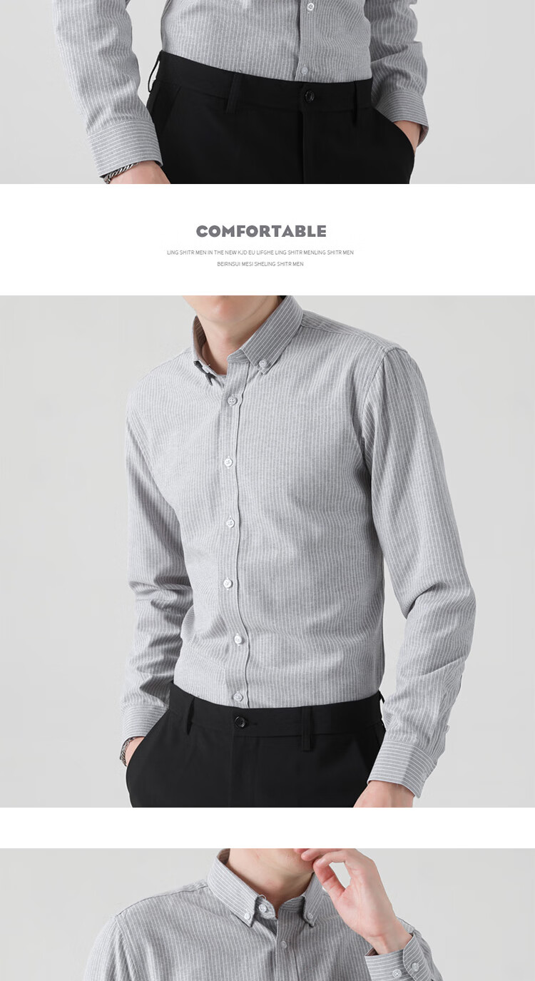 Рубашка ROMON Oxford Cotton мужская, с длинным рукавом, размер 4XL, цвет белый
