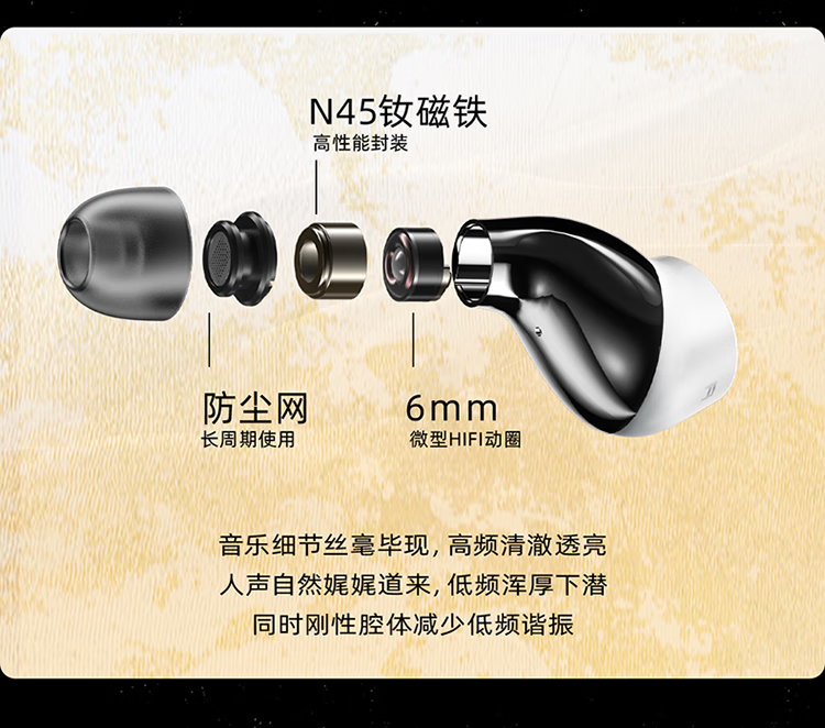 Беспроводные наушники SONGX, коллаборация с Tencent QQ, подарочная коробка, шумоподавление, Bluetooth 5.3, до 20 часов работы