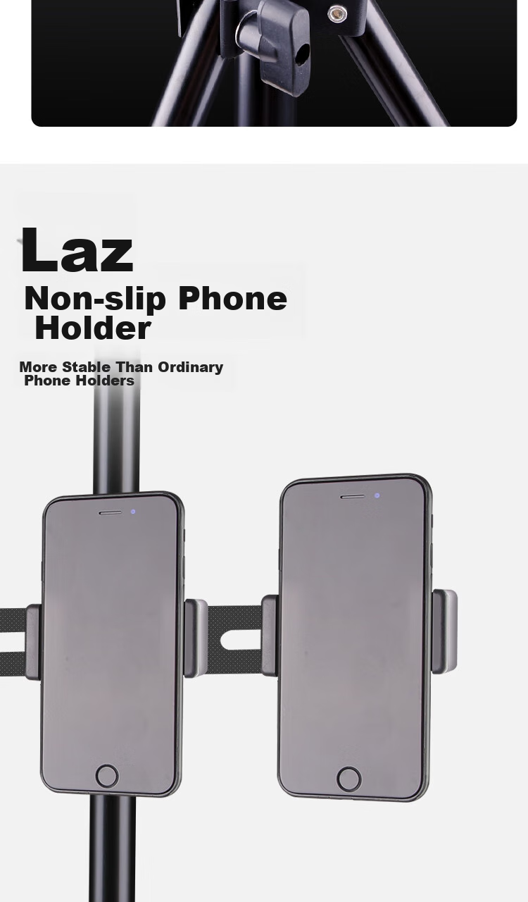 Стойка для мобильного телефона Laizi T10, напольная, для прямых трансляций, селфи-штатив, многофункциональная, для фото- и видеосъемки, портативная, для онлайн-уроков, записи видео, сдачи экзаменов