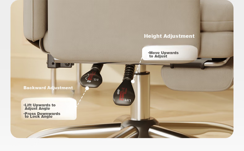 Компьютерное кресло Loctek YH72Pro, эргономичное, комфортное для домашнего офиса, с регулировкой наклона, подходит для длительного сидения