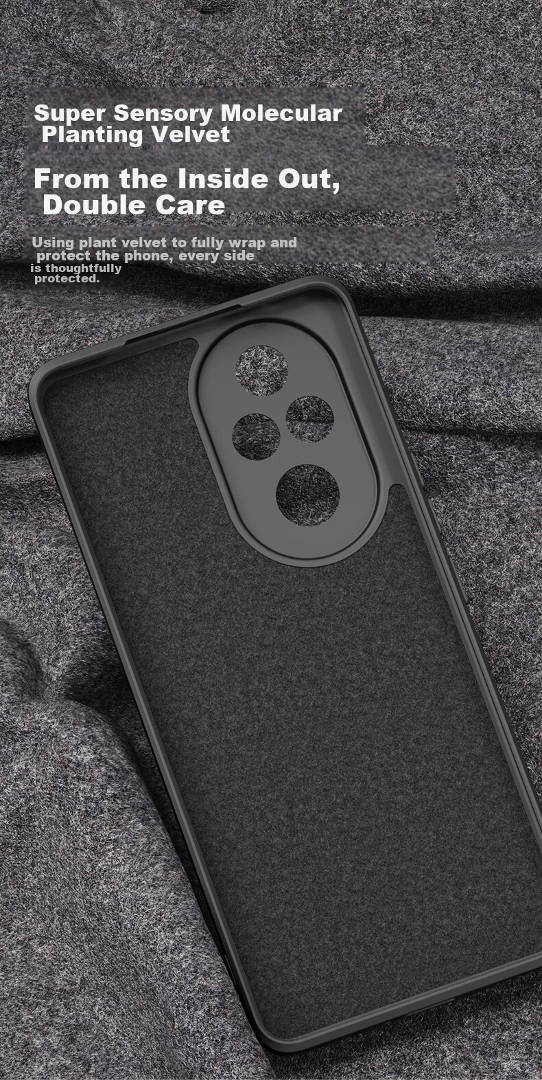 Чехол для телефона BIAZE для Honor 200, полная защита, противоударный, ультратонкий, с рассеиванием тепла, флок-подкладка, матовый жидкий силикон, JK676, черный