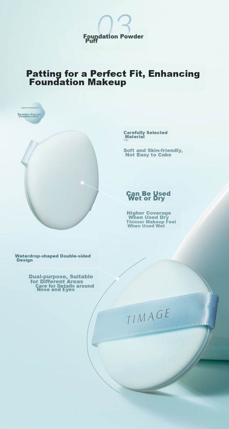 Пушистая кисточка для макияжа TIMAGE, набор из 4 штук, для контурирования, нанесения базы, растушевки, коррекции, сухая и влажная текстура