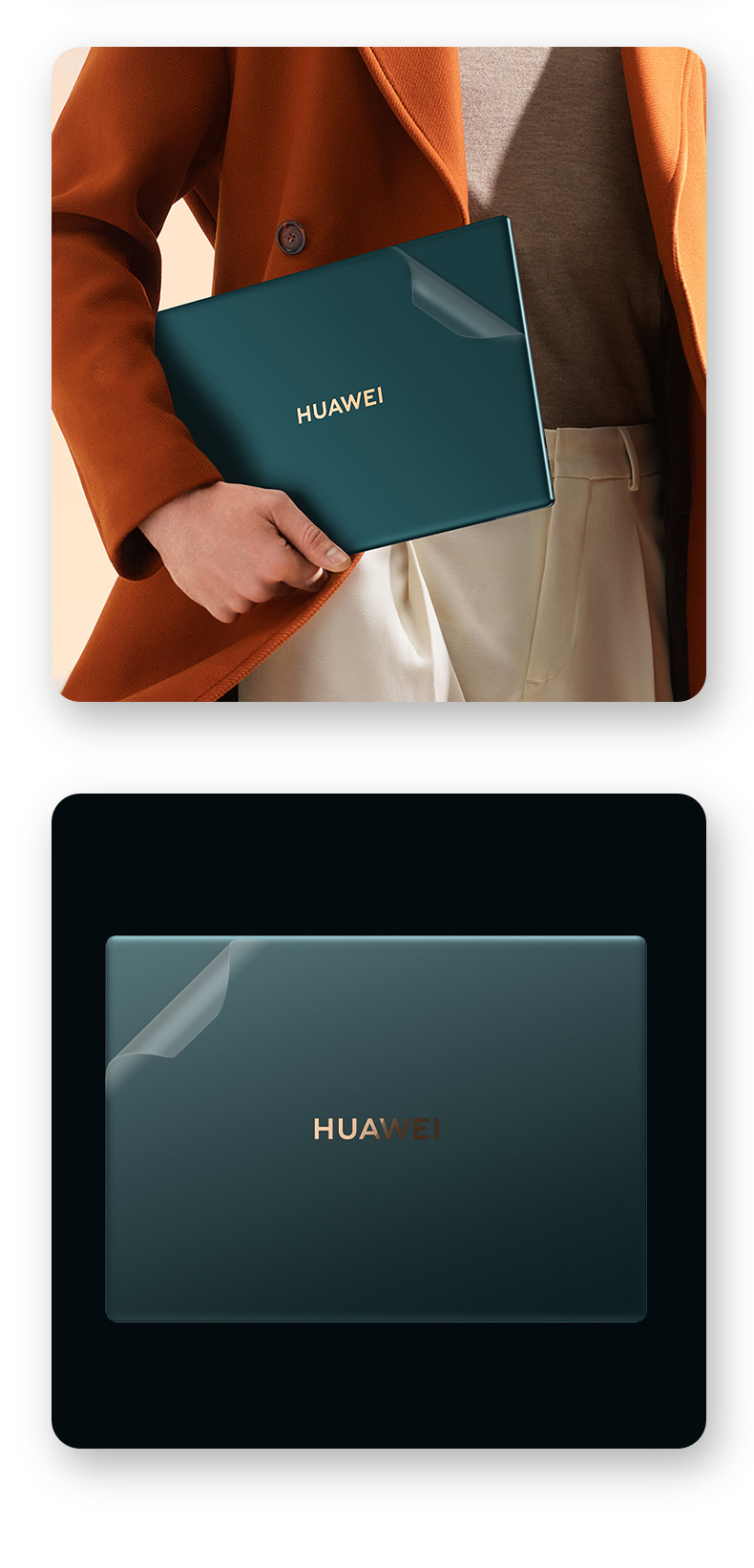 Защитная пленка JD для Huawei MateBook X Pro 2025/24, полный комплект, матовая прозрачная, противоударная