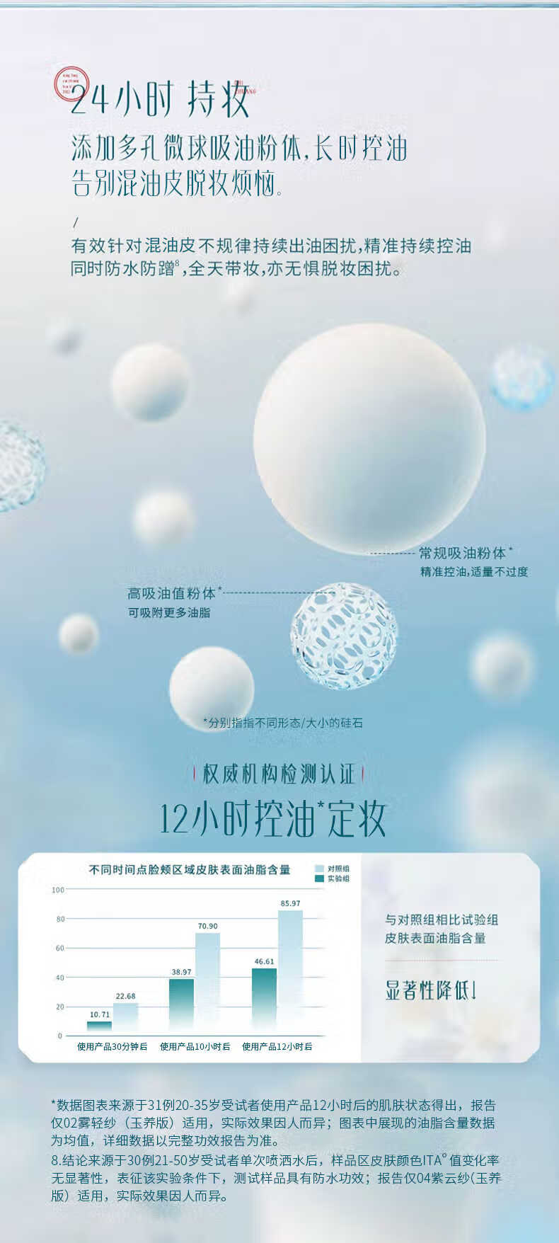 花西子【蒙古族印象】蚕丝蜜粉饼定妆持久不脱妆提亮遮瑕散粉补妆 02雾轻纱（哑光）