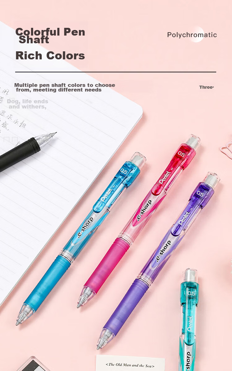 Механический карандаш Pentel AZ125R, 0.5 мм, для учеников начальной школы, синий
