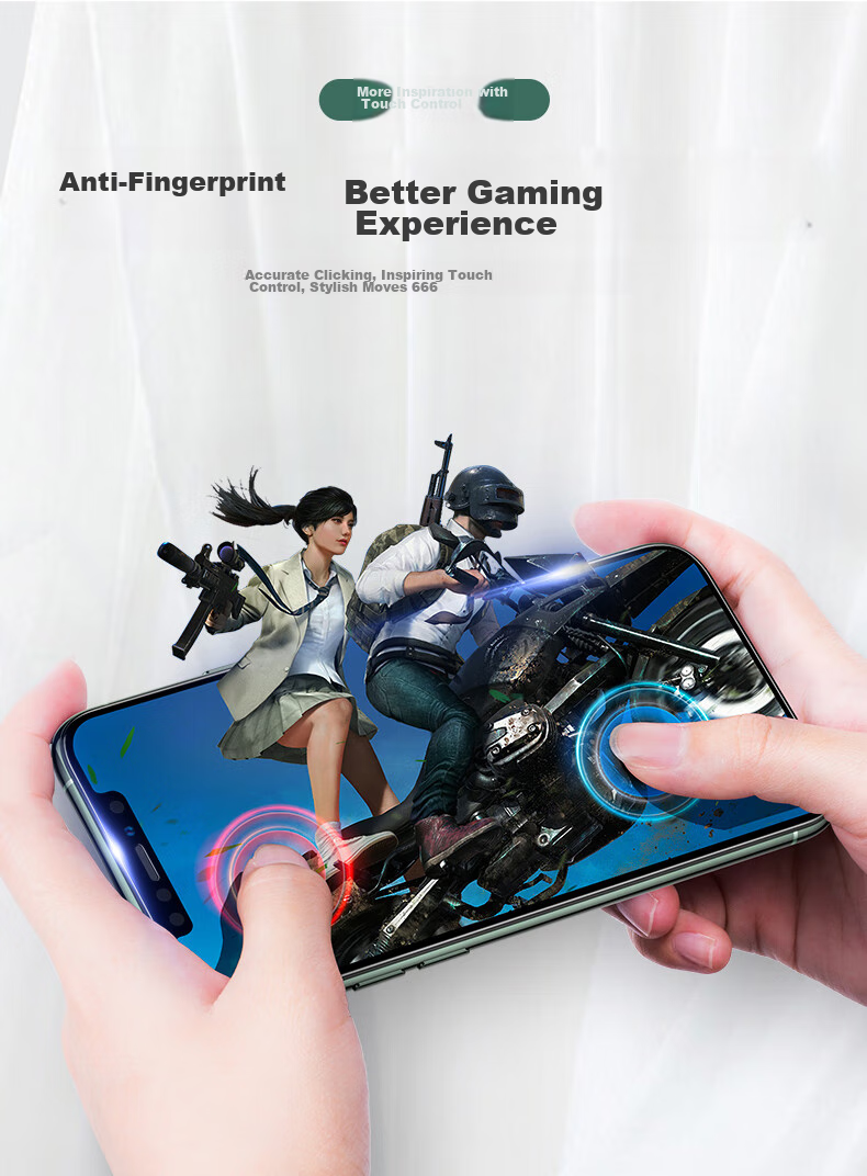 Защитное стекло PISEN для iPhone 12/12 Pro, полное покрытие, противоударное, антибликовое, 6.1 дюйма, 2 шт.