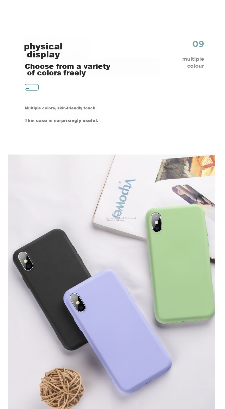 Чехол PISEN для iPhone XS Max, гибкий силиконовый, ультратонкий, классический черный