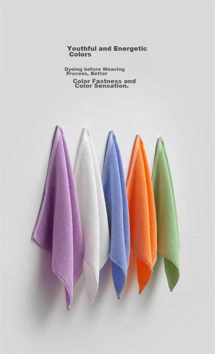 A-Life Pure Cotton Face Towel, Class A Soft Household Small Towel, Absorbent And Breathable, for Wiping Face And Drool, Blue