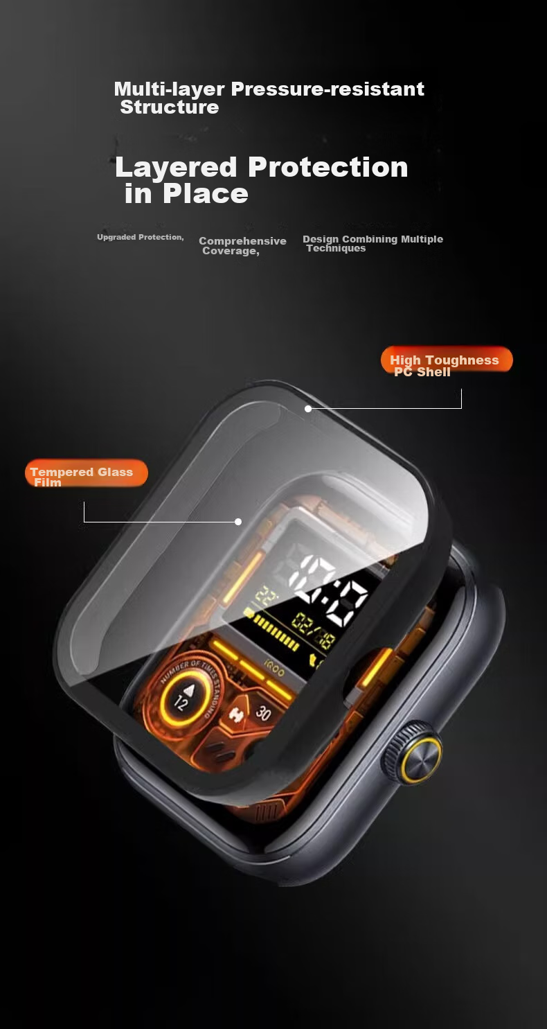 Защитный чехол-пленка для часов vivo Watch GT, полноразмерный, прозрачный, противоотпечатковый, закаленное стекло