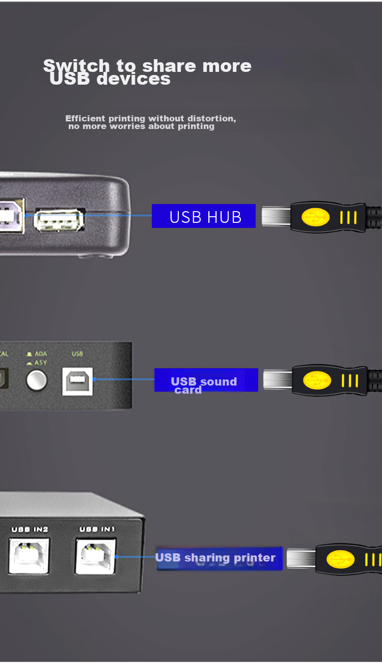 Кабель Jinghua USB 2.0 High-Speed Printer Cable, AM/BM, 5 метров, черный