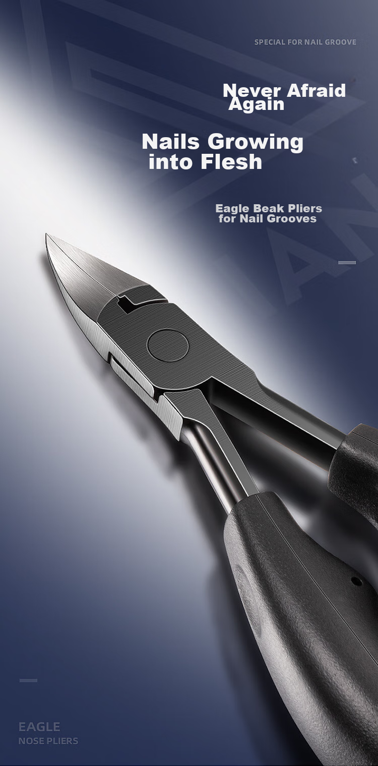 Кусачки для ногтей Sijiang Eagle-Beak, профессиональные, из нержавеющей стали, для вросших ногтей