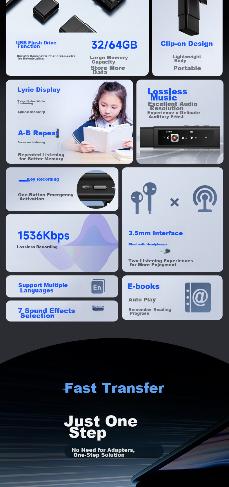 Портативный MP3-плеер aigo