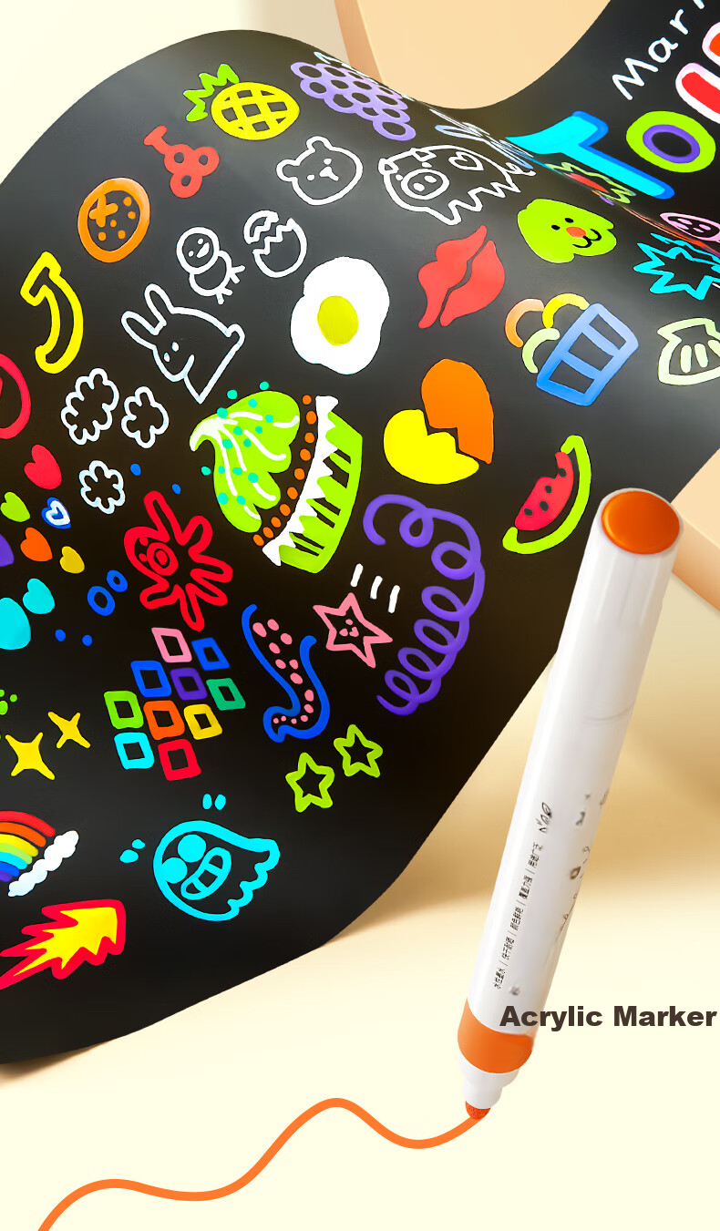Акриловые маркеры Touch mark, 60 цветов, набор для рисования, граффити, DIY