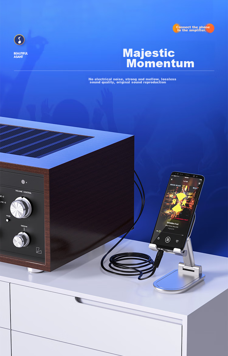 Аудиокабель UNITEK 3.5 мм - 2 RCA, 1.5 метра, Y-C904