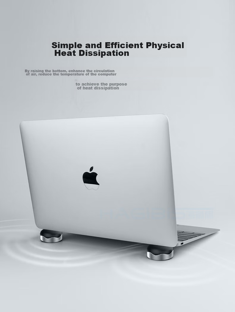 Подставка для ноутбука Hagibis, мини-подъемник, магнитная, портативная, силиконовая, противоскользящая, аксессуар для рабочего стола