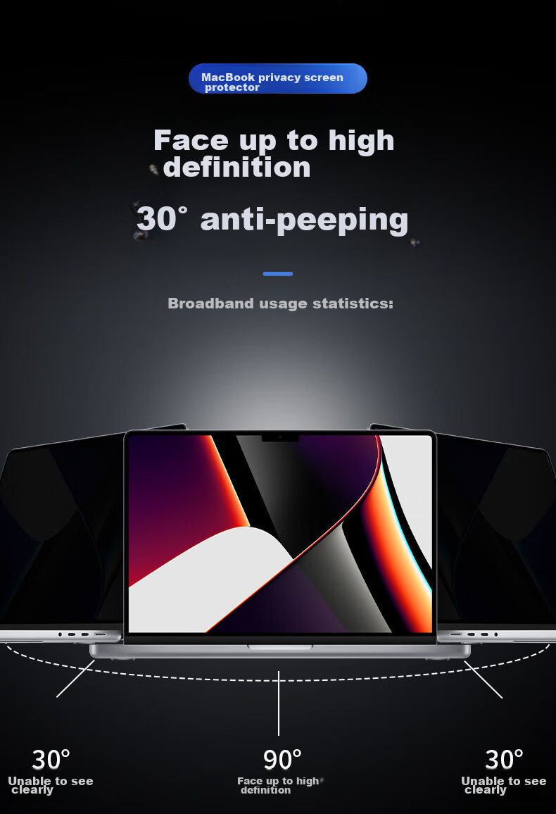 Защитная пленка Aigo для MacBook 13 дюймов, антибликовая, противоударная, противоотпечатки, самоклеящаяся