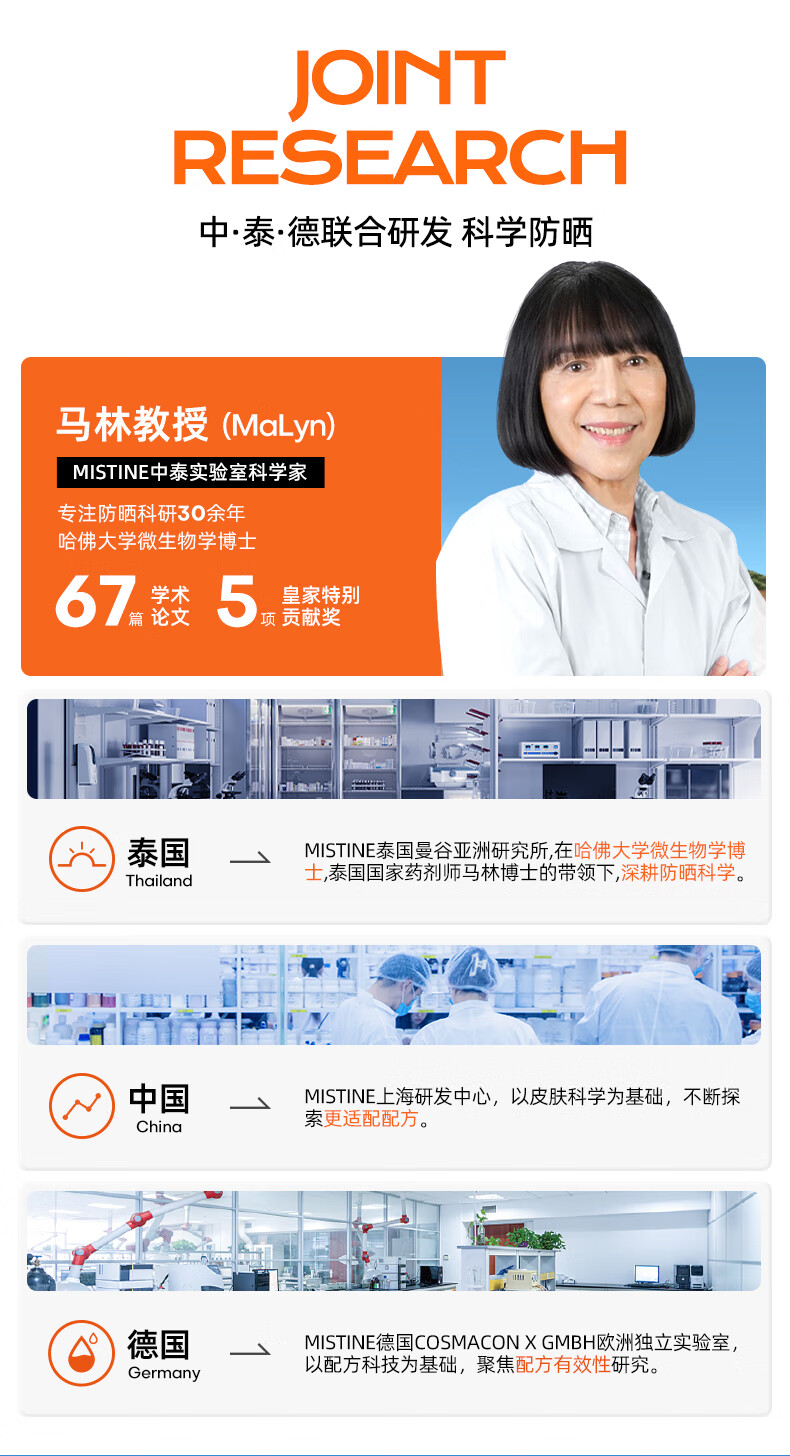 Mistine(蜜丝婷)新版小黄帽小蓝帽面部身体水润清透防晒霜乳 泰国进口 小黄帽60ml*2