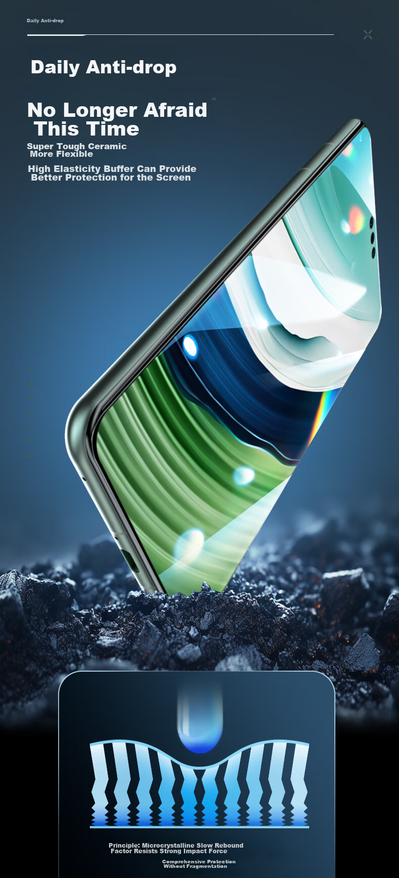 Защитная пленка LLUNC для Huawei Mate60Pro/Mate60pro+/RS, микрокристаллическая керамическая пленка с полным клеем, защита от отпечатков пальцев, 2 шт.