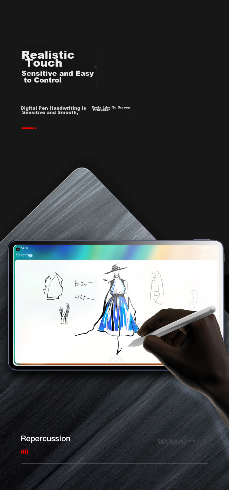BIAZE Защитная пленка для экрана Huawei MatePad Pro 10.8-дюймовый, высококачественная, из закаленного стекла, износостойкая и устойчивая к царапинам