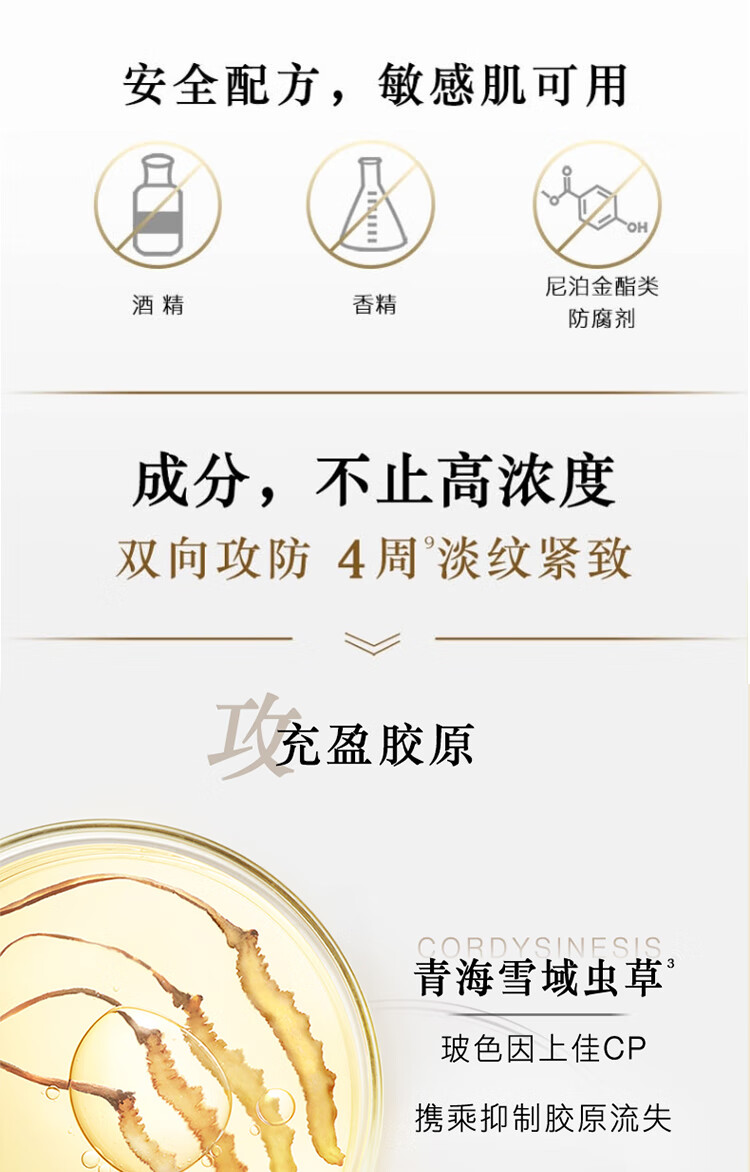 羽西鎏金眼霜20ml玻色因提拉紧致淡化细纹护肤品女神节礼物送女友