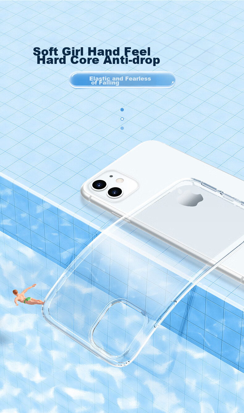 Прозрачный чехол для iPhone 11