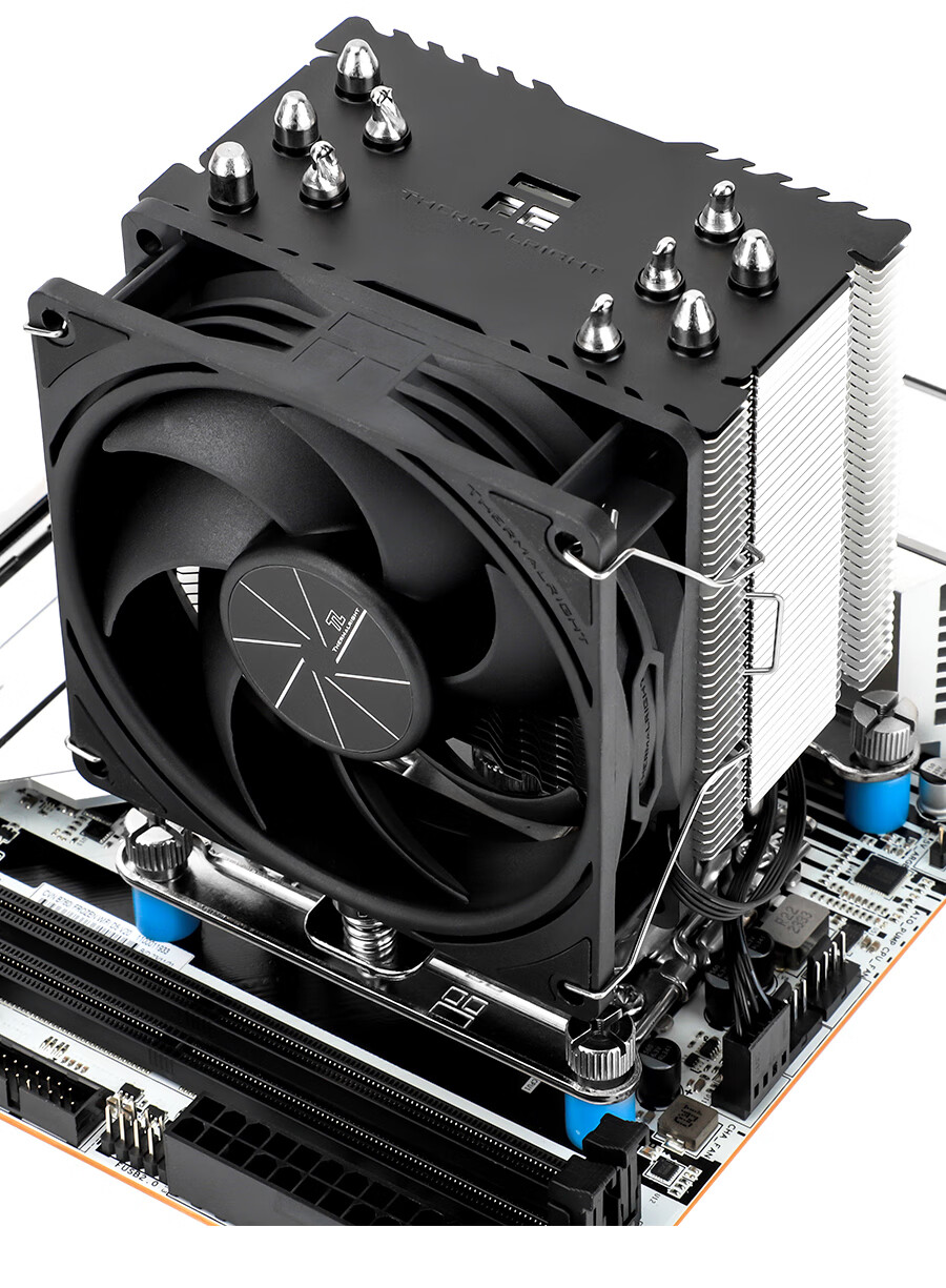 Кулер для процессора Thermalright Assassin King 90 V2, воздушное охлаждение, 5 тепловых трубок, высота 125 мм, для Intel LGA1700/1851/115X/1200/2011/2066, AMD AM4/AM5