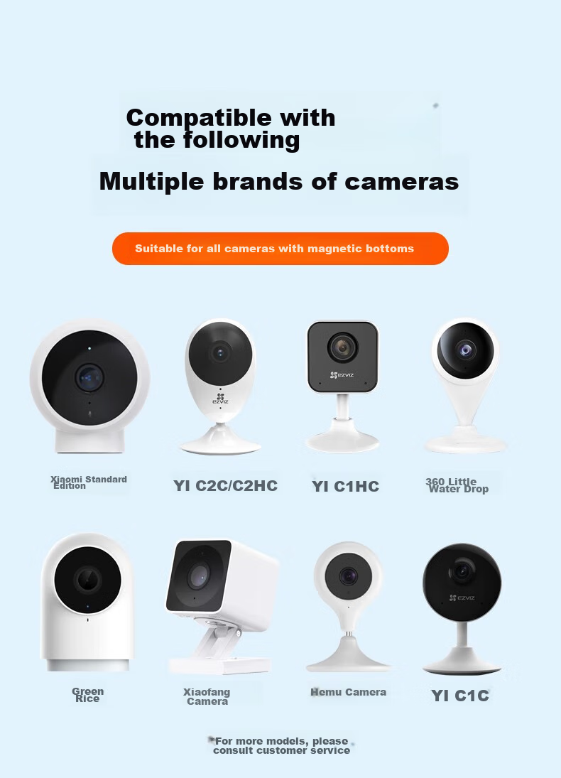 Магнитная пластина для крепления камеры Trendsetter, подходит для Yingshi C1HC/C2C/360, Xiaomi Standard Edition, аксессуары для видеонаблюдения