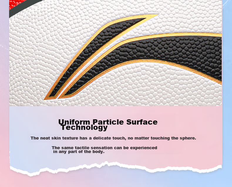 Баскетбольный мяч Li-Ning, размер 6, для женщин, для зала и улицы, нескользящий, износостойкий, профессиональный, синий