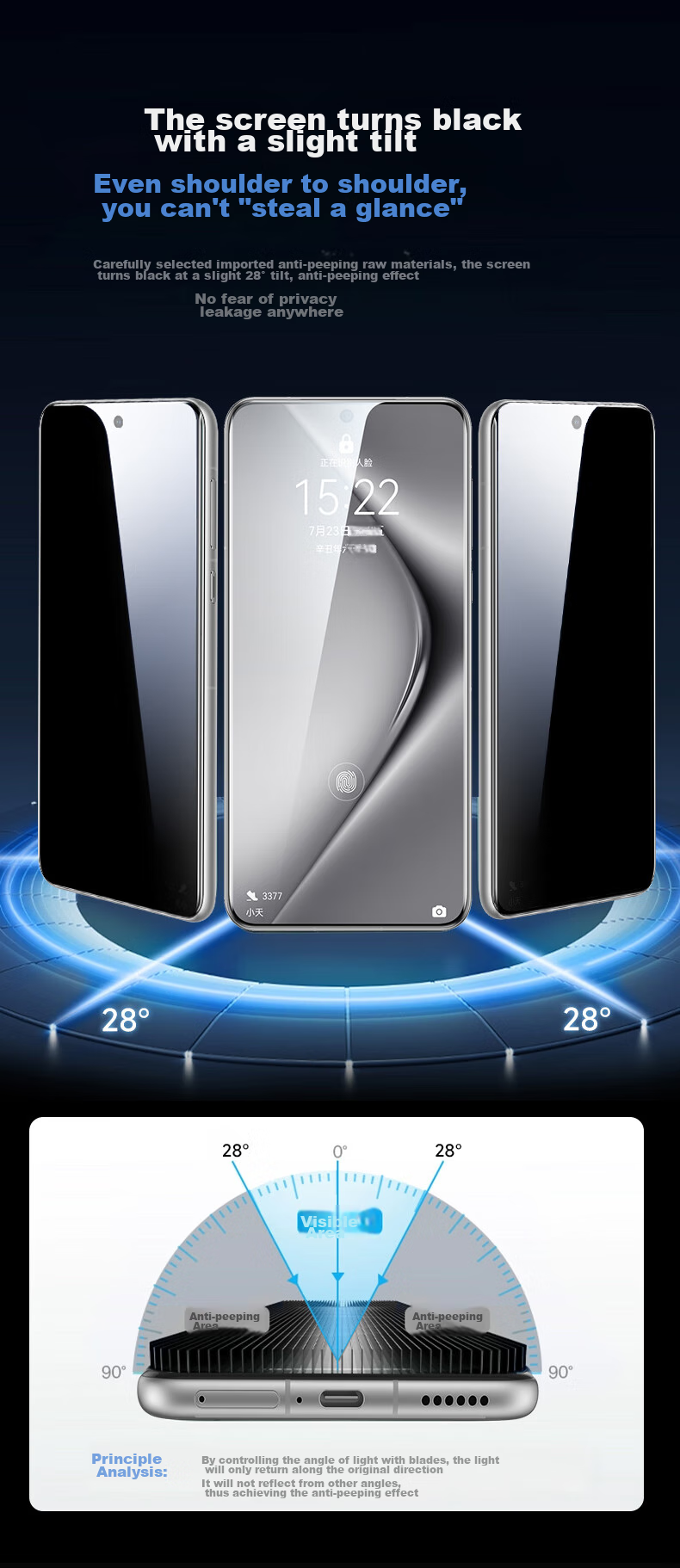 Защитная пленка DIVI для Huawei Pura 70 Pro, антибликовая, гидрогелевая, противоударная, 28°
