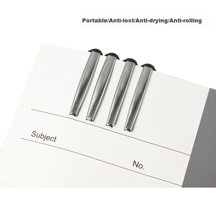 Набор гелевых ручек Snowhite PVR-155, 0.5 мм, черный, 30 шт.