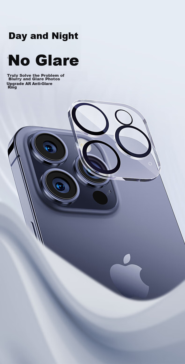 Защитная пленка для камеры DIVI для Apple iPhone 12 Pro Max, комплект из 2 шт.