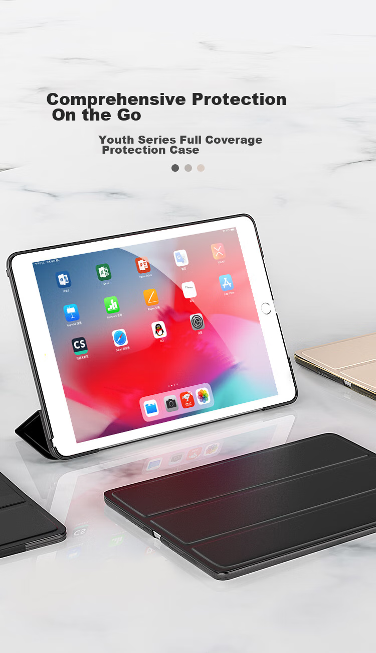Чехол BIAZE для Apple iPad 9.7 дюймов (2018/2017), с функцией сна/пробуждения, противоударный, фиолетовый