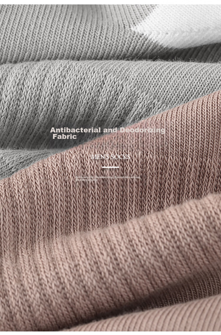 Мужские носки Yimian Xinjiang Cotton, антибактериальные и устраняющие запах, средней длины, дышащие, осенне-зимние, 10 пар