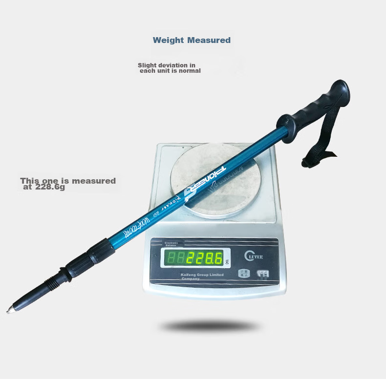 Треккинговые палки Pioneer Wolf Tooth Series, алюминиевый сплав, 3 секции, телескопические, портативные, для хайкинга