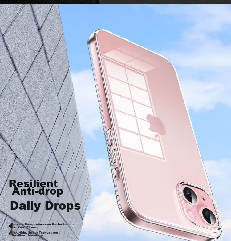 Прозрачный чехол для iPhone 15 Plus