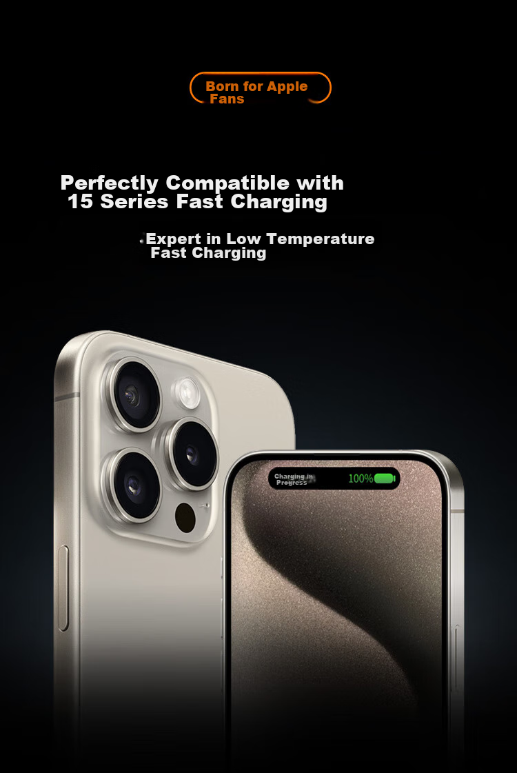 Кабель JOWOYE Apple 15, кабель данных для iPhone 16 Pro Max/Plus, кабель быстрой зарядки USB-C для iPad Pro/Air 5, плетеный кабель зарядки Type-C для CarPlay